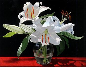 Still life floral, all kinds of reality flowers oil painting  72